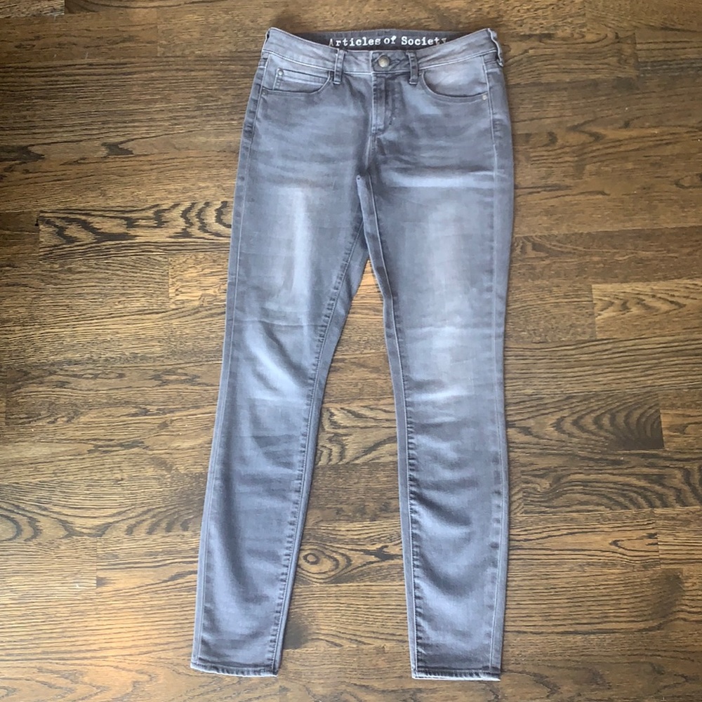 Grey jeans